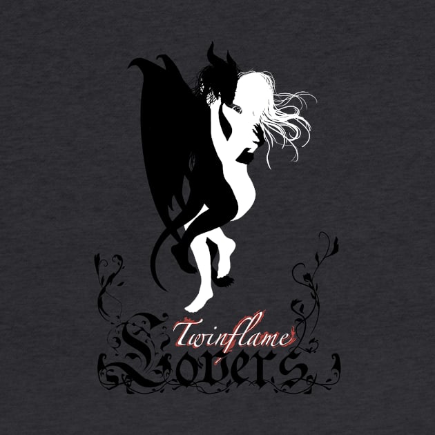 The Twinflame Lovers a Shirt with a Story by CartoonMyDog!